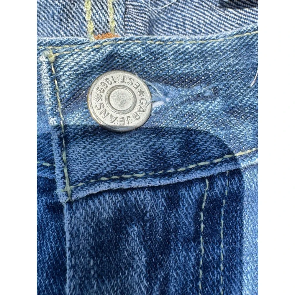 Gap 1969 Loose Fit Mens Jeans 38x32 Medium Wash Blue 100% Cotton Denim